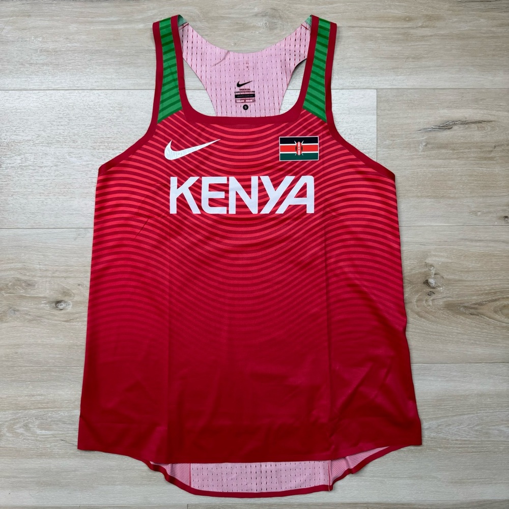 Nike Pro Elite Team Kenya Running Singlet 898137-XXX Women's Size Small